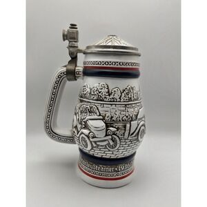 Vintage 1979 Avon Ceramarte Beer Stein Stanley Steamer 1911 Ford Model T Brazil